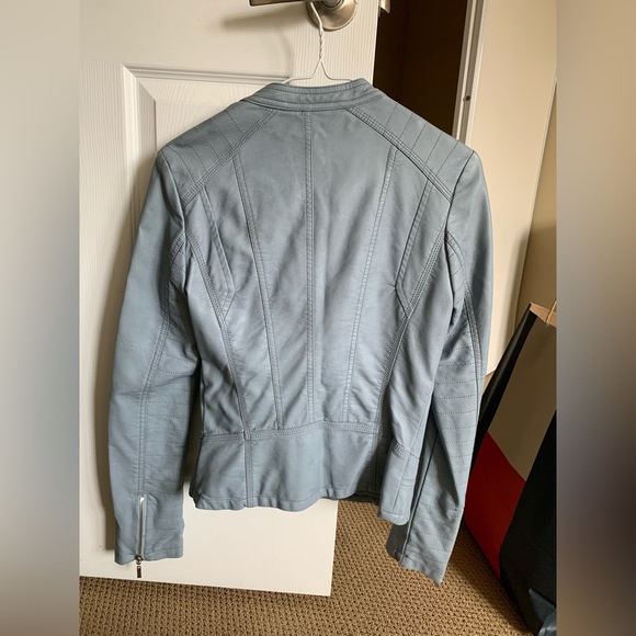 Moto style jacket size XXS from Le Chateau (Fits like XS). Perfect condition. - Picture 2 of 5